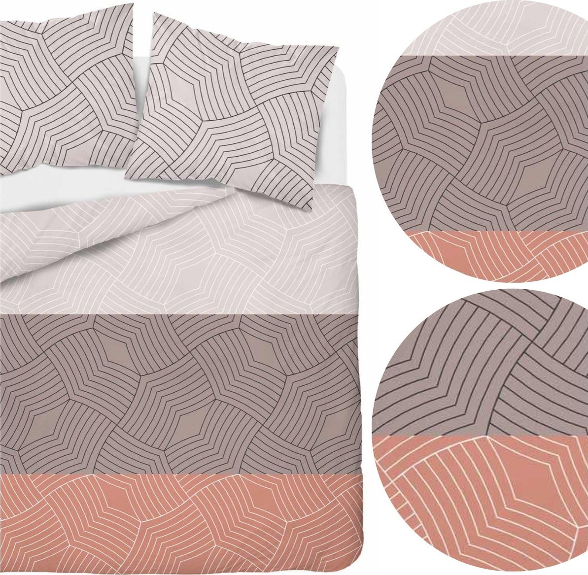 Detexpol Pościel 220 x 200 3cz Asti Satynowa Bawełna 5058A