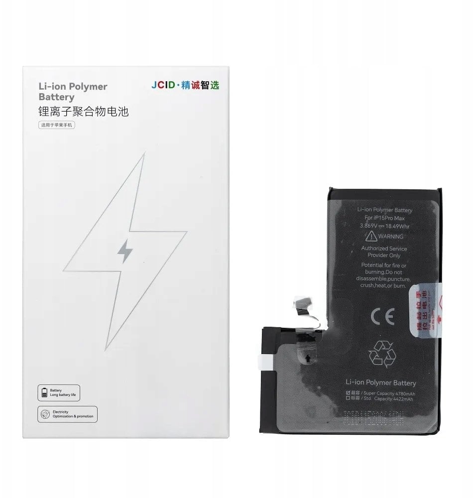 JCID Bateria do iPhone 15 Pro max (zwiększona pojemność)