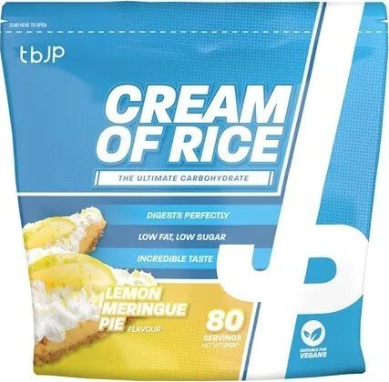 Trained by JP - Kleik Ryżowy, Cream of Rice, Lemon Meringue Pie, Proszek, 2000g