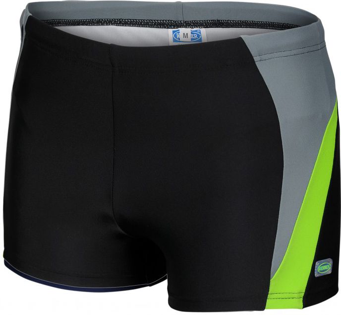 Gwinner Kąpielówki męskie PETER IV czarno-zielone r. XXL (120701011211)