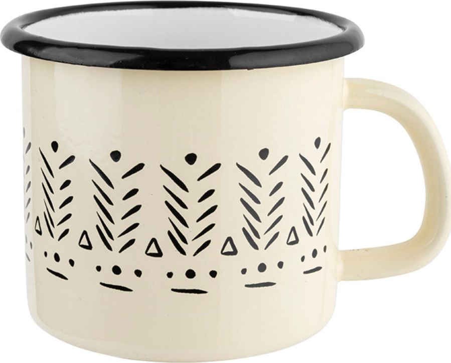 Emalia Pleszew Kubek emaliowany na indukcję Emalia Polska Pleszew Nordic 550 ml