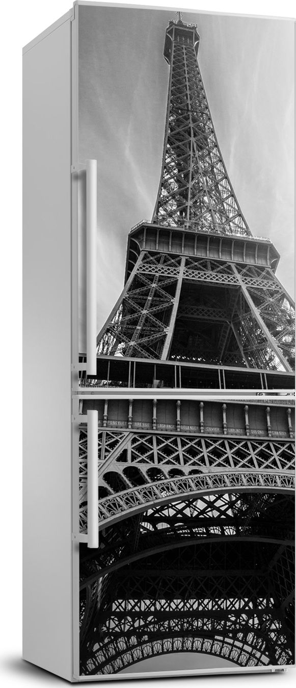 Tulup Naklejka samoprzylepna na lodówkę 70x190 cm Wieża Eiffla
