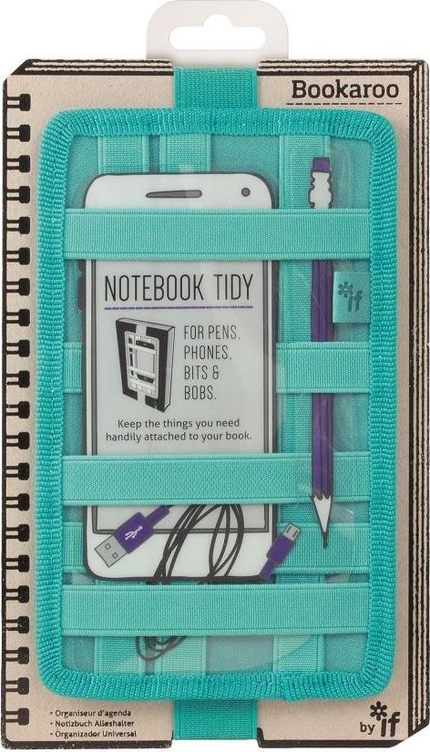 IF Bookaroo Notebook Tidy Organizer na notes turkus