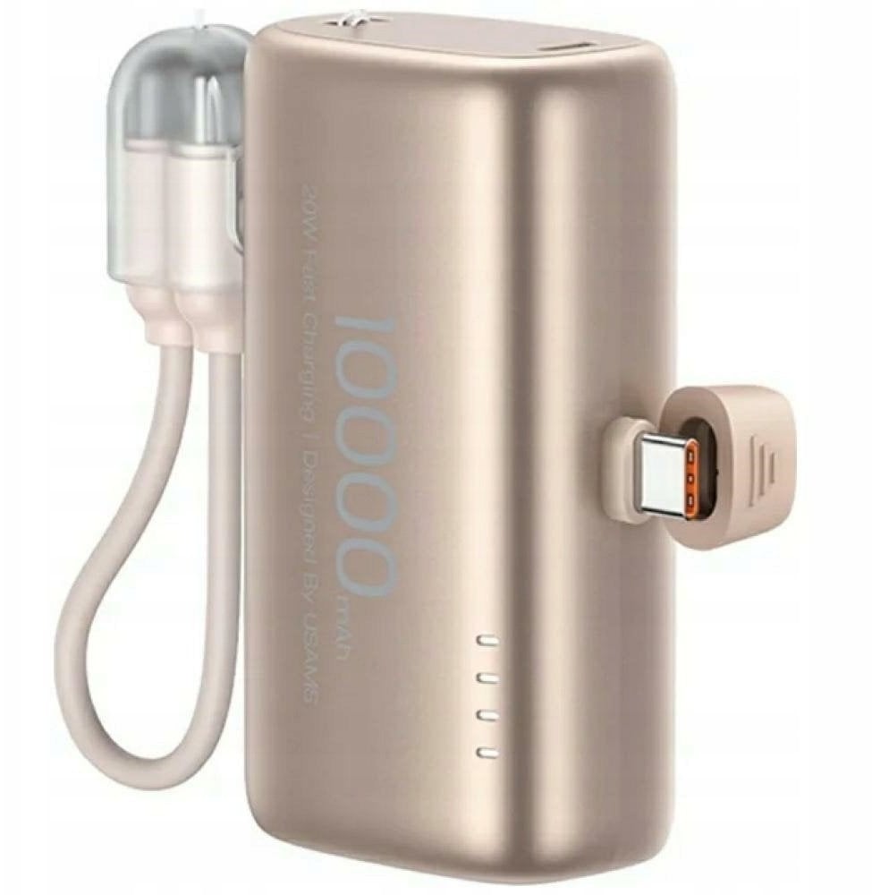 Powerbank Usams Powerbank PB82 20W 10000mAh beżowy