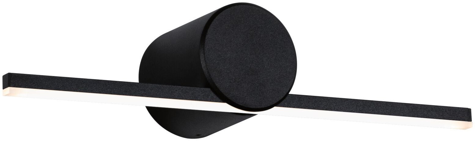 Oprawa ścienna SAVA LED nad lustro 4,2W 250lm 3000K 300mm IP44 230V czarny matowy / metal