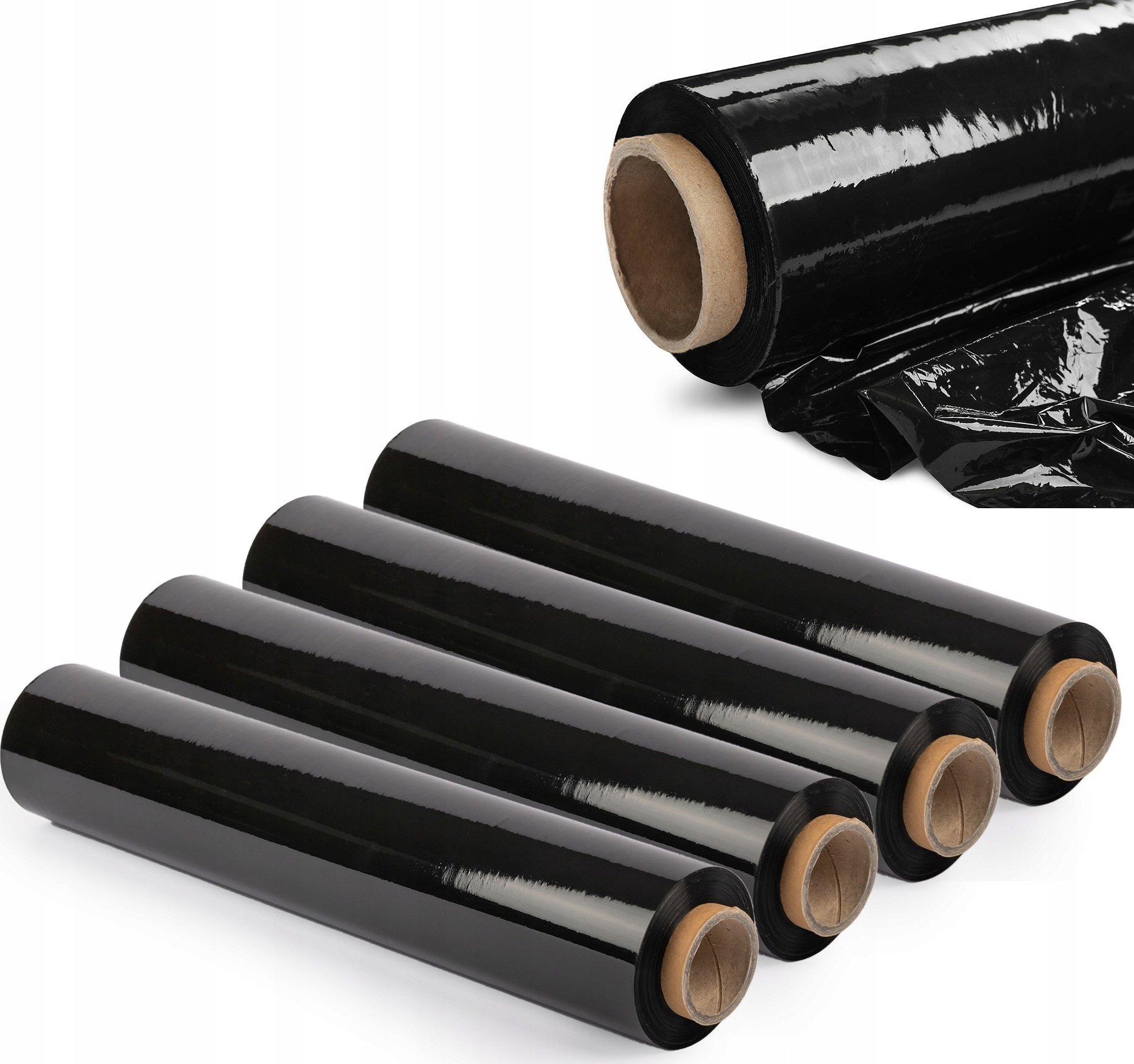 Folia stretch Kadax KADAX 4x Folia Stretch Strecz Czarna Mocna 3kg xl