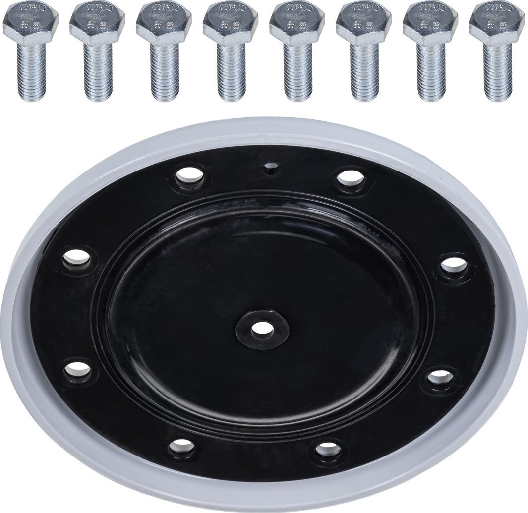 Kospel Zaślepka do flanszy do emaliowanych zbiorników stojących o pojemnościach od 250 do 500 litrów, z otworem pod grzałkę 6/4