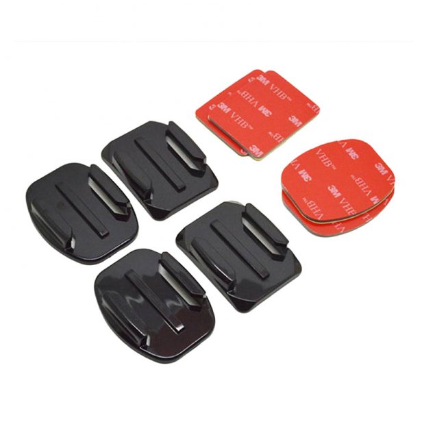 Telesin Zestaw naklejek na mocowanie typu J-Hook do kamer sportowych (GP-BRK-004)