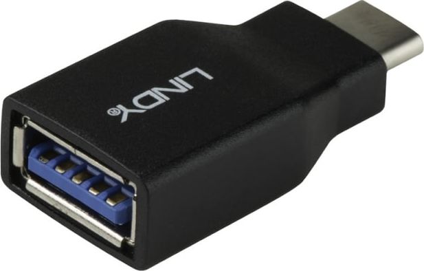 Adapter USB Lindy USB-C - USB Czarny (41899)