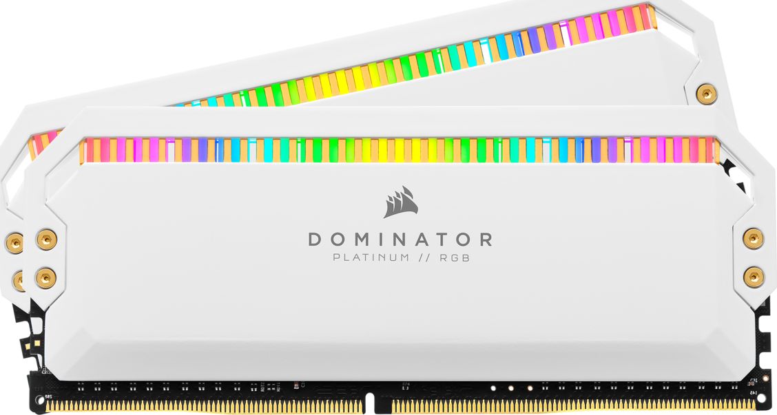 Pamięć Corsair Dominator Platinum RGB, DDR4, 32 GB, 4000MHz, CL19 (CMT32GX4M2K4000C19W)