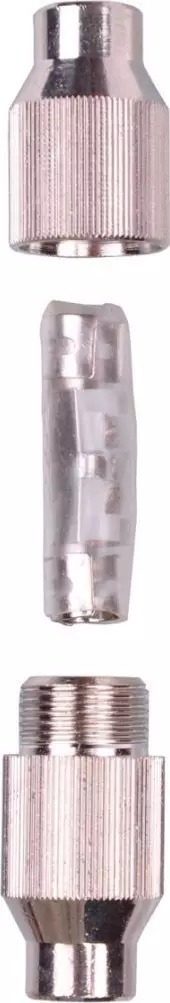 Cabletech Łącznik kabla koncentrycznego metalowy