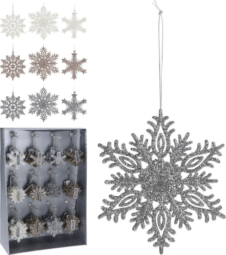 Mondex ZAWIESZKA ŚNIEŻYNKA 10CM 9ASS