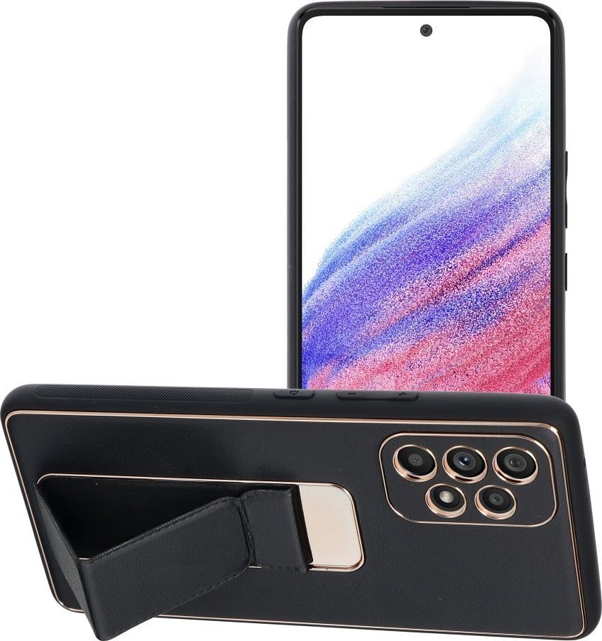 Futerał Forcell LEATHER Case Kickstand do SAMSUNG Galaxy A53 czarny