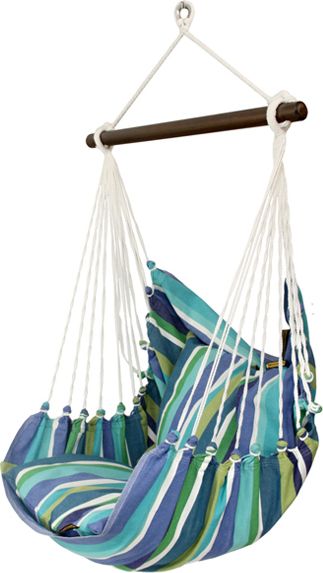 Koala Fotel hamakowy, niebiesko-biały HC9