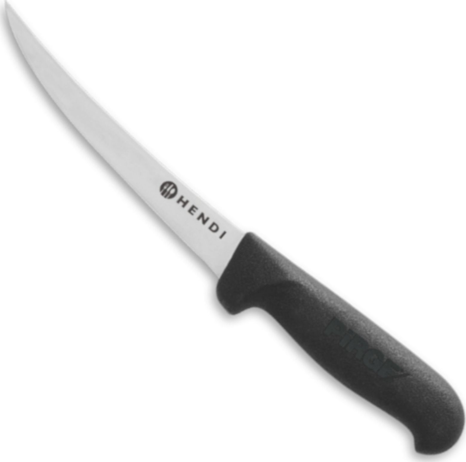 Hendi Nóż rzeźniczy do trybowania i filetowania mięsa zakrzywiony dł. 150 mm - Hendi 840139 Nóż rzeźniczy do trybowania i filetowania mięsa zakrzywion