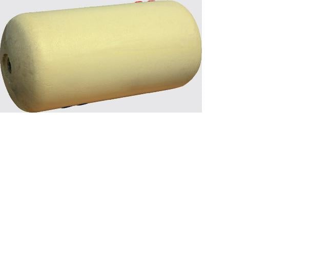 Galmet Wymiennik SGW(L)P E80L dwupłaszczowy poziomy w żółtym poliuretanie 20-084700