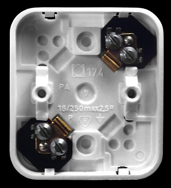 Ospel PI Puszka natynkowa pojedyncza biała (PWP-2P/00)