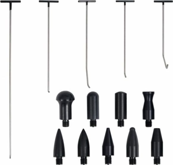 vidaXL 5-elementowy zestaw do usuwania wgnieceń, stal nierdzewna