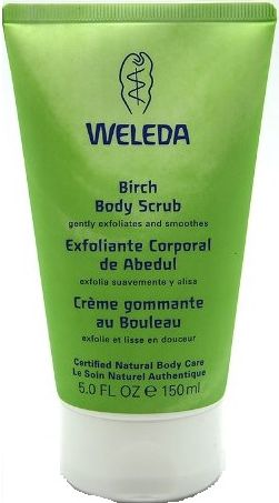 Weleda WELEDA_Birch Body Scrub With Natural Wax Pearls peeling wygładzający do ciała z brzozy 150ml - 4001638088312