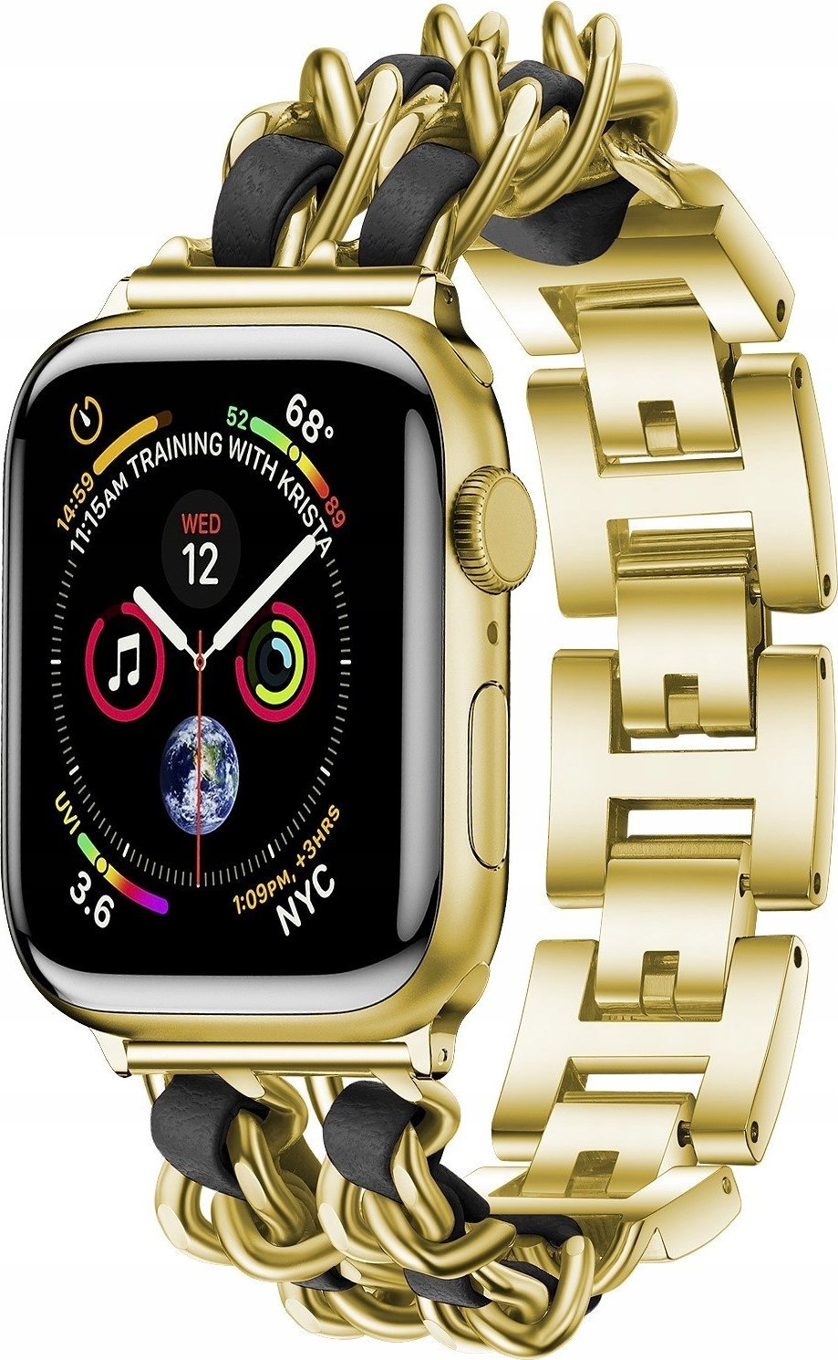 Bransoleta Stalowa pasek do Apple Watch 38 40 41mm