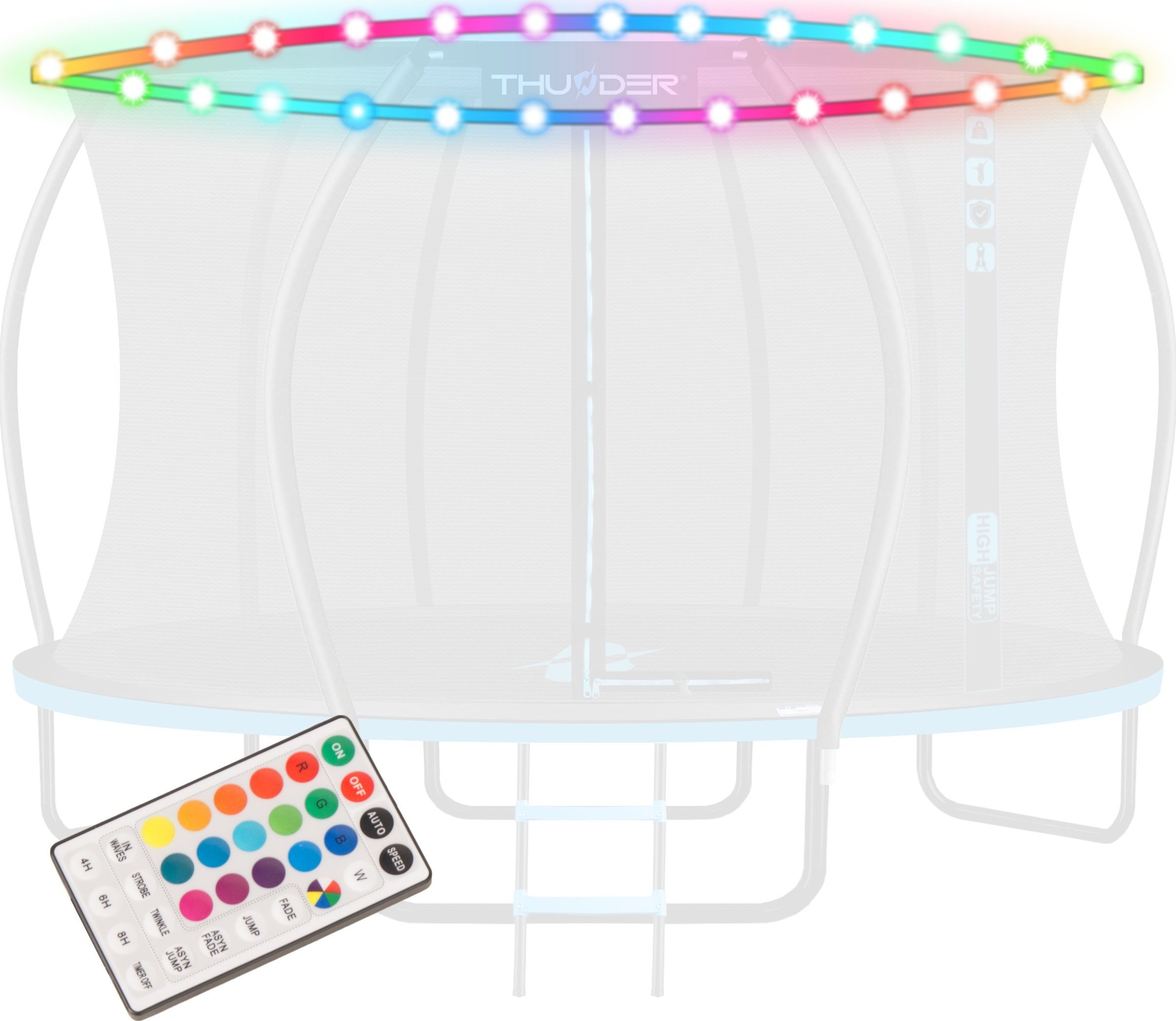 Thunder Światełka LED do trampoliny ogrodowej THUNDER 14FT