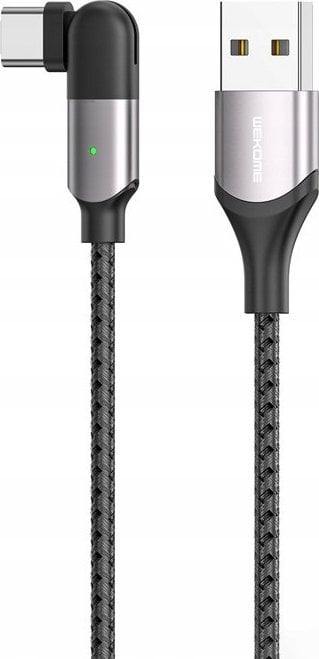 Kabel USB Wekome USB-A - USB-C 1 m Czarny (WK-WDC-142_02)