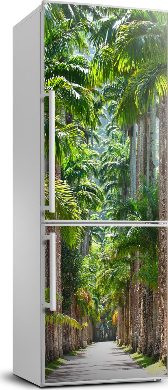 Tulup Naklejka samoprzylepna na lodówkę 70x190 cm Krajobrazy Palmy