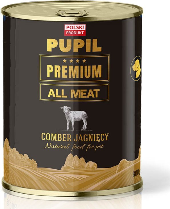 Pupil Premium Karma mokra dla psa PUPIL Premium All Meat GOLD comber jagnięcy 800 g