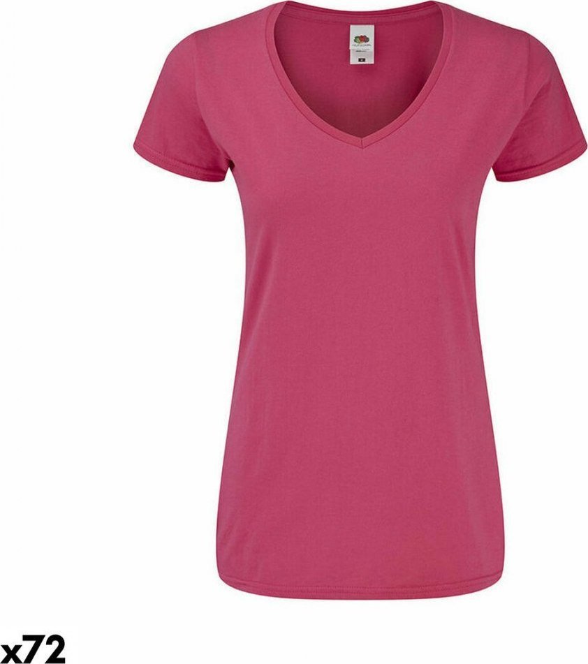 BigBuy Fashion Koszulka z krótkim rękawem Damska 141327 100% bawełny (72 Sztuk) - Czarny