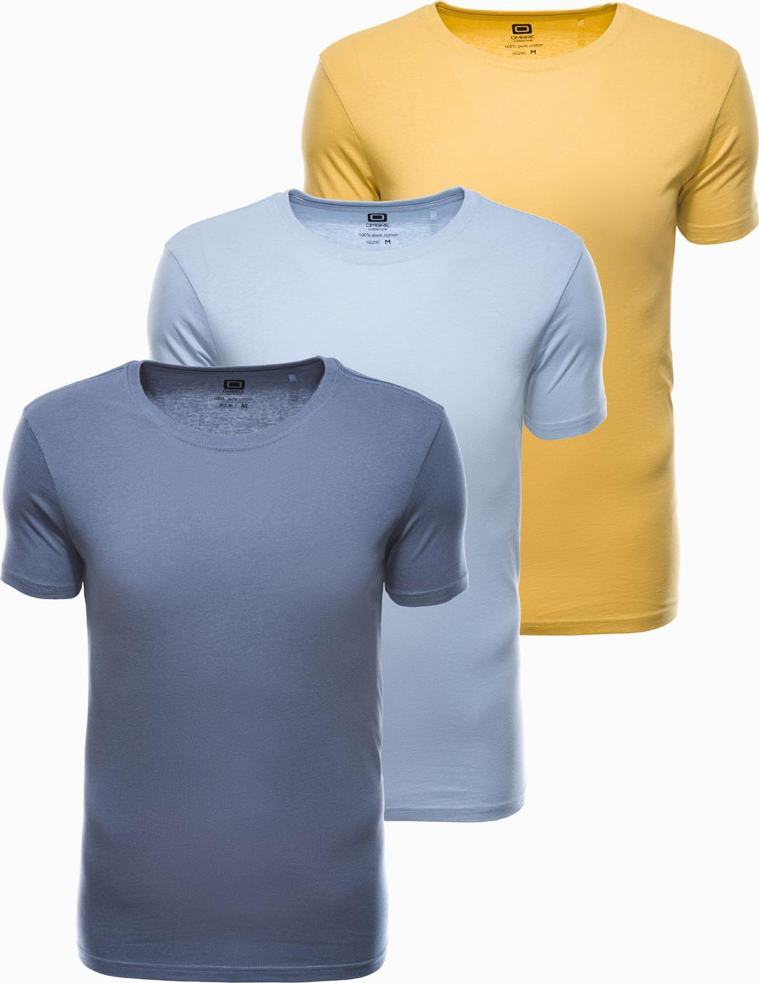 Ombre Zestaw koszulek bawełnianych - mix 3-pak Z30 V6 XXL