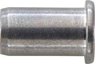 GESIPA Nitonakrętki aluminiowe, łeb płasko-okrągły M4x6x11mm GESIPA