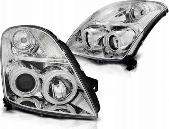 SONAR Lampy Reflektory Suzuki Swift 05-10 Chrome Ccfl