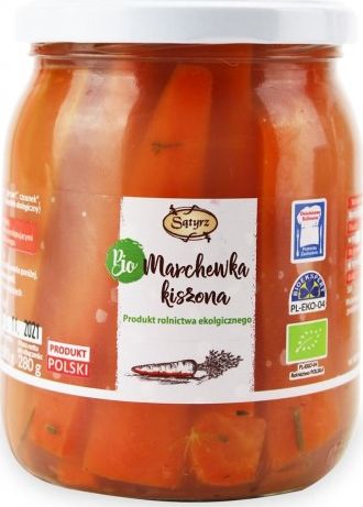 SĄTYRZ MARCHEW KISZONA BIO 500 g (280 g) - SĄTYRZ