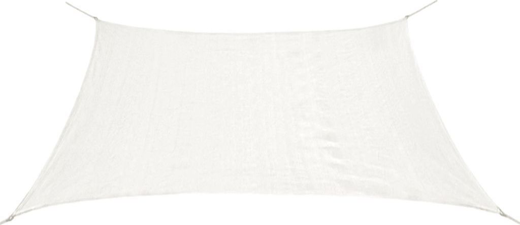 vidaXL Żagiel ogrodowy HDPE kwadratowy 3,6x3,6 m, biały