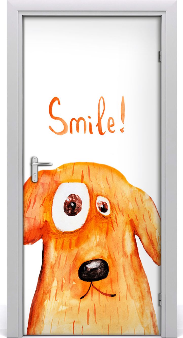 Tulup Fototapeta samoprzylepna na drzwi 95 x 205 cm Pies