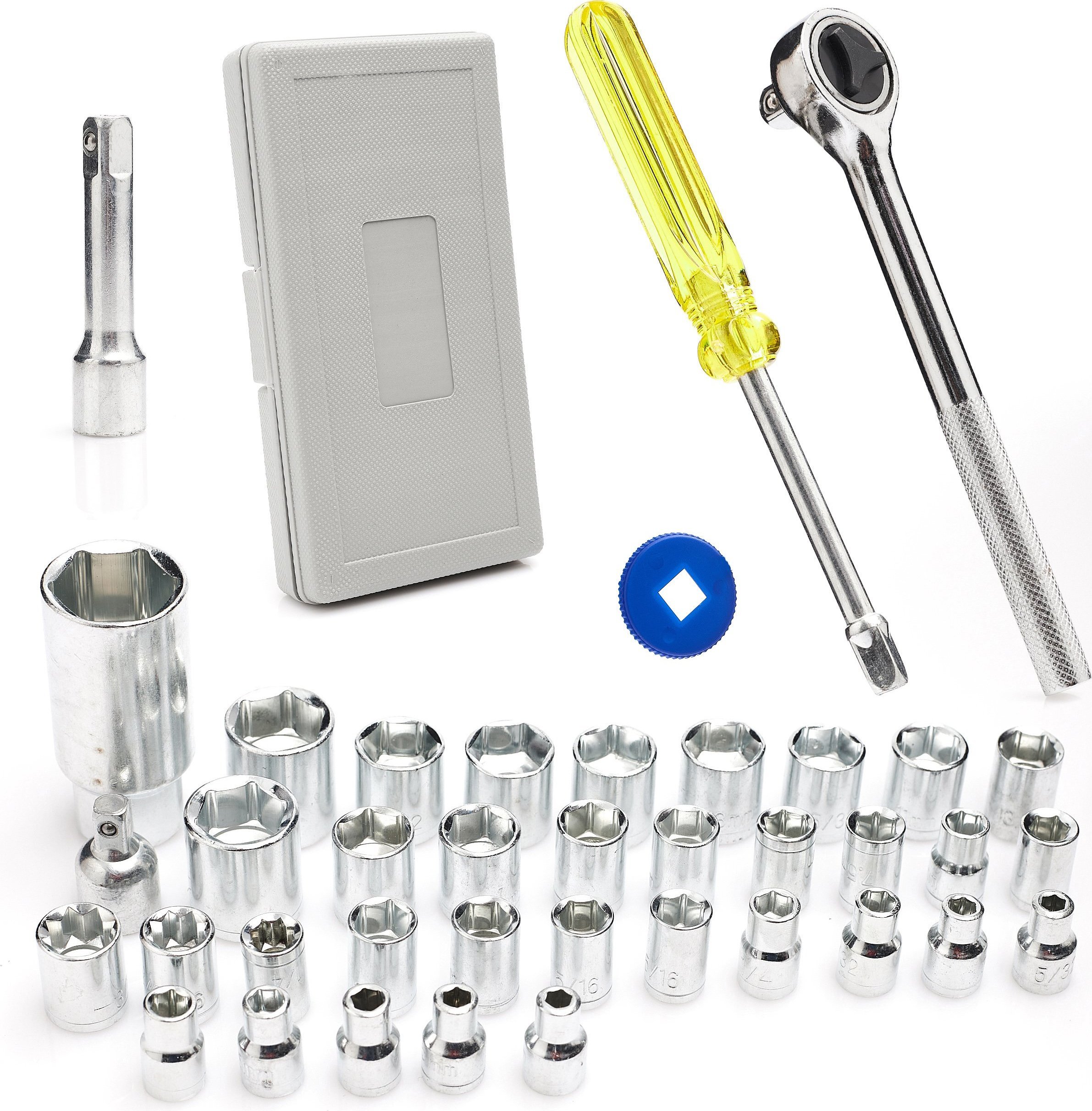 Zestaw narzędzi Techrebal ZESTAW KLUCZY NASADOWYCH GRZECHOTKA WALIZKA 40W1