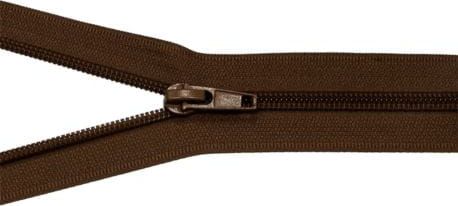 Kacperek Zamek błyskawiczny #5 Rozdzielczy 25cm Brunatny 5szt