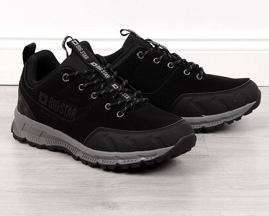 Buty trekkingowe męskie Big Star Buty sportowe męskie casual czarne Big Star II174182 43