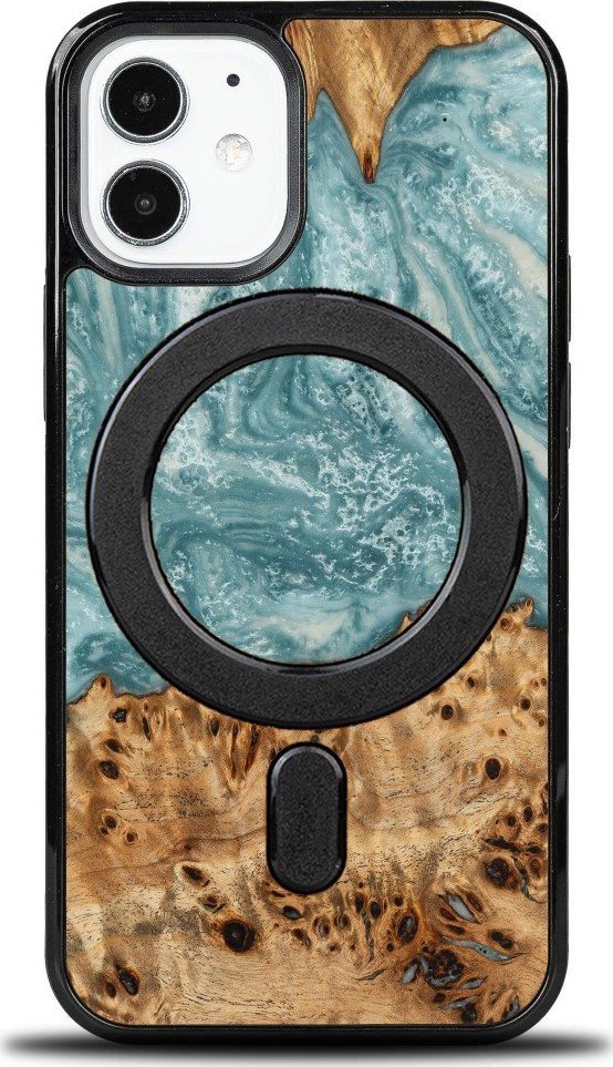 BeWood Etui Bewood Unique na iPhone 12 Mini - Planets - Uran z MagSafe