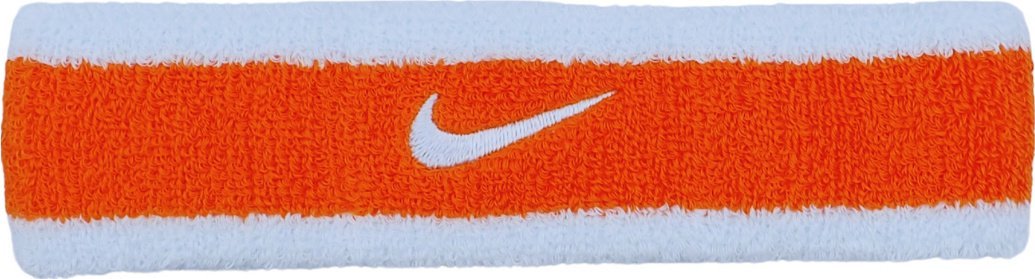 Opaska na głowę Nike Swoosh błękitno-pomarańczowa N0001544450