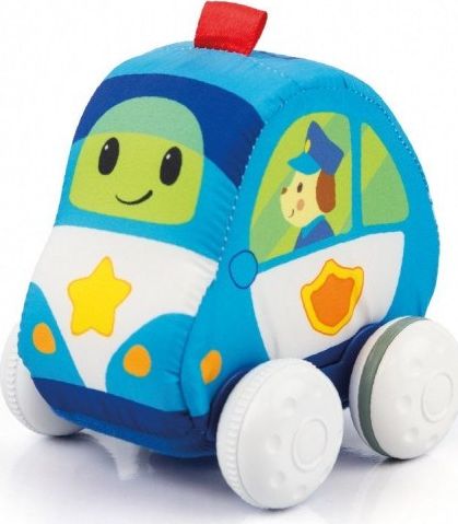 Smily Play Miękkie auto Push and Go Niebieskie