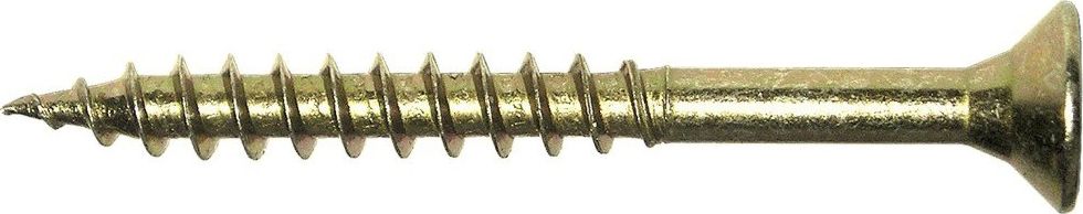 MCFIX WKRĘT DO DREWNA OCYNK ŻÓŁTY 3.5*45MM GWINT NIEPEŁNY