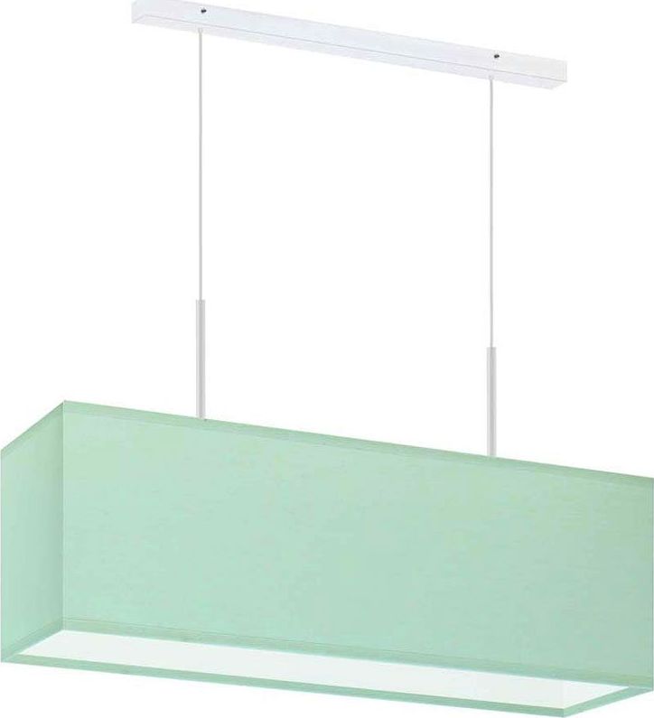 Lampa wisząca Lumes Lampa wisząca prostokątna na białym stelażu - EX400-Milox - 18 kolorów Brązowy