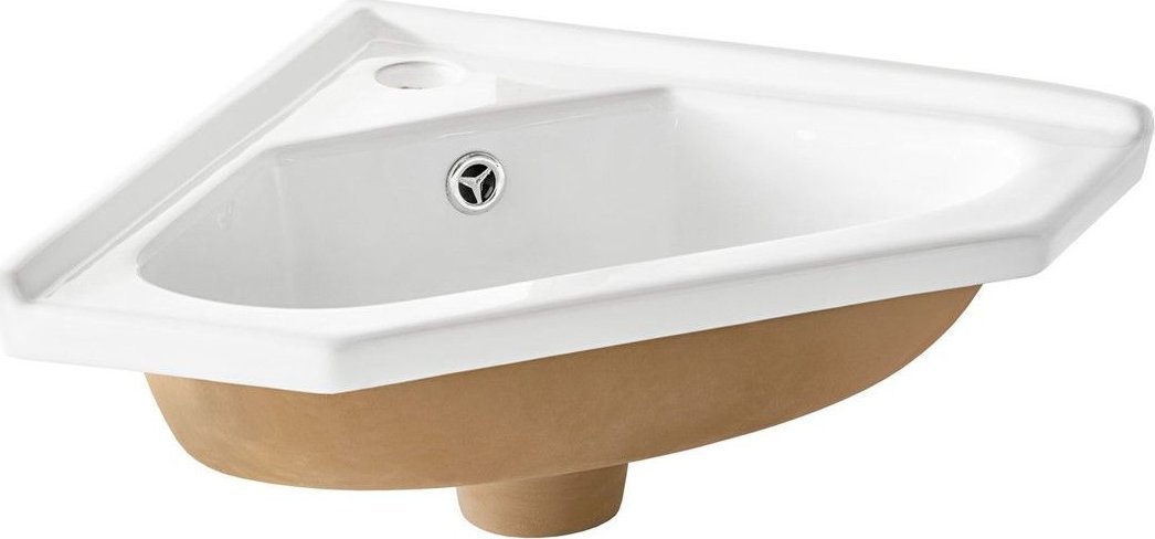 Umywalka Hakano HAKANO Umywalka narożna KROS 19x58x41 biała