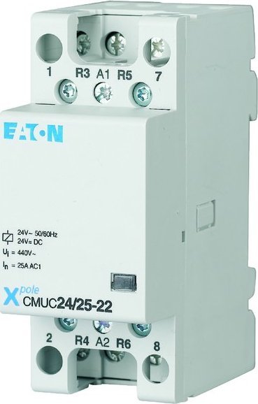 Eaton Stycznik instalacyjny z cewką AC/DC CMUC24/25-31