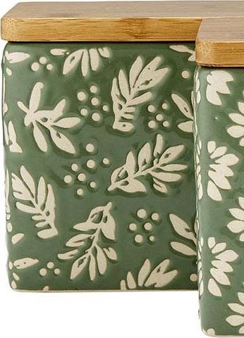 Ladelle Ladelle Intrinsic Green wzór 3 pojemnik do przechowywania ?ywno?ci L62645