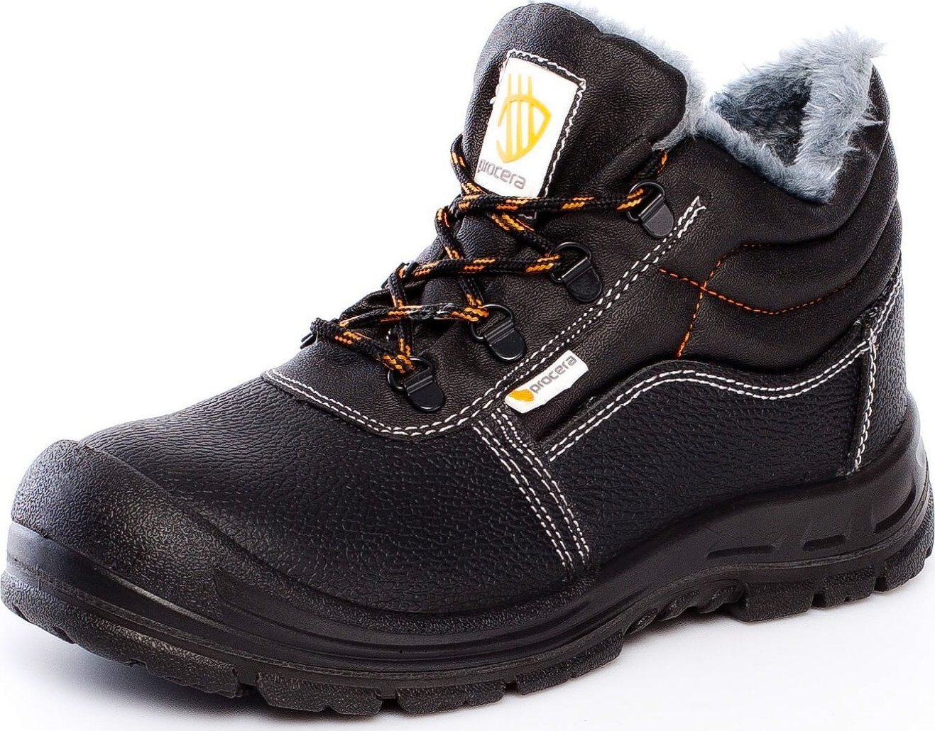 PROCERA Buty Robocze Skórzane Ocieplane Trzewiki Bezpieczne Winter Solid S1 Src 42 Procera Prc-Winter Solid S1 42 5902767611800