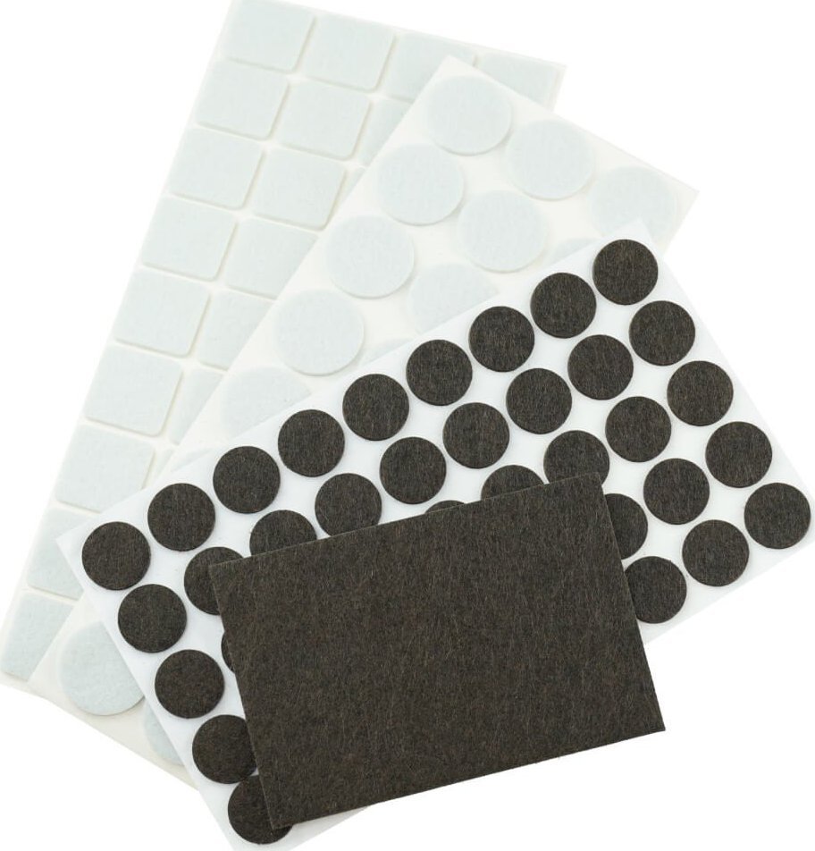 Dedra Podkładki filcowe samoprzylepne zestaw 106szt