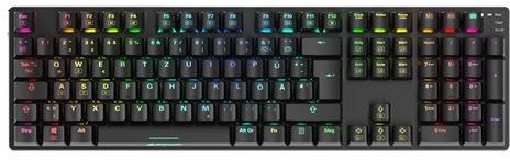Sharkoon Gaming Tastatur Skiller SGK36W schwarz DE