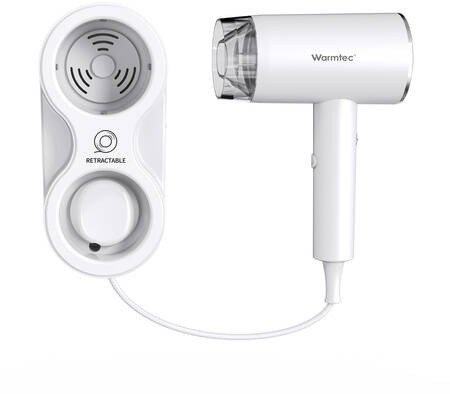 Suszarka do włosów hotelowa WARMTEC RZ130 1300 W Biała